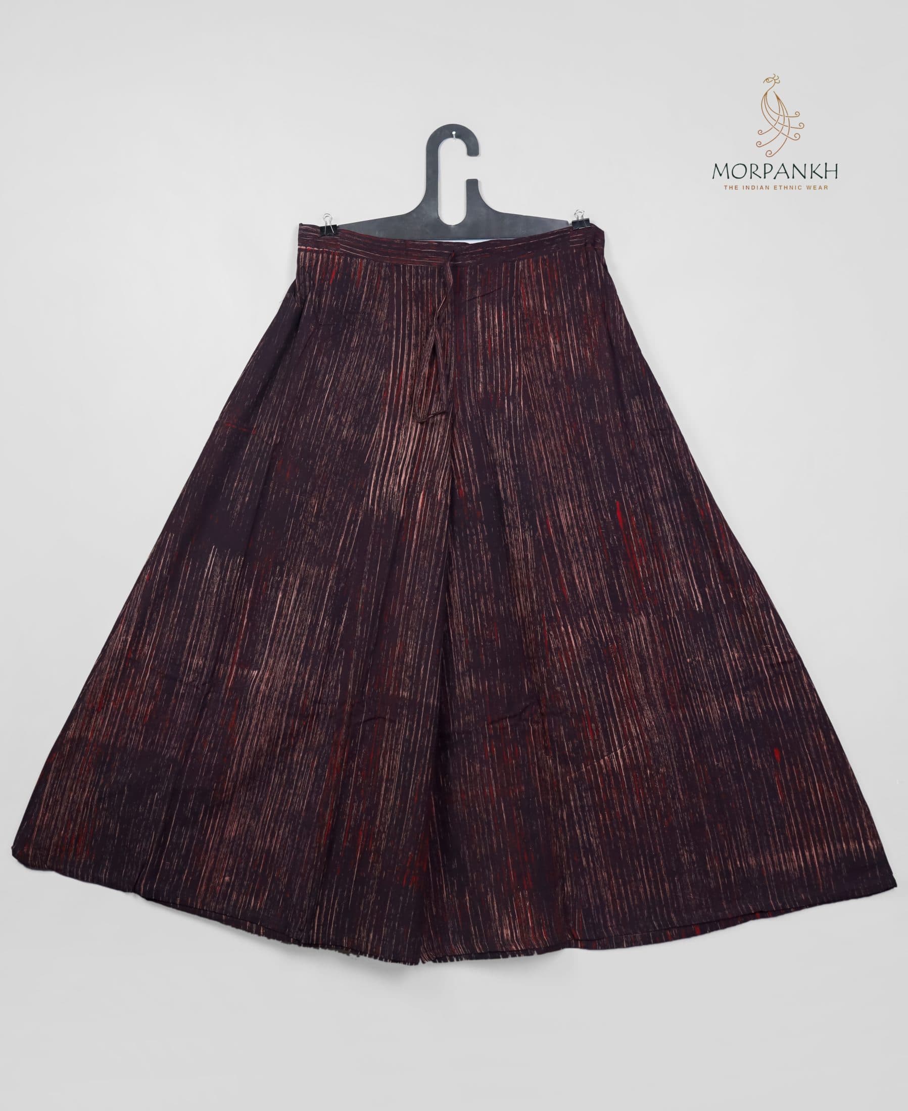 Cotton Brush Print Skirt Palazzo