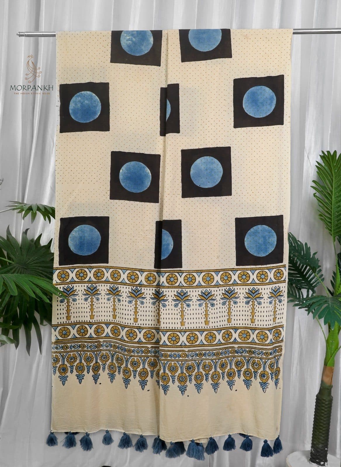 Printed Cotton Block Print Dupatta